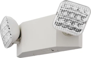 Lithonia Lighting Eu2c Led Led Emergency Light, Dual Lamp Head, Damp Location, - Picture 1 of 12