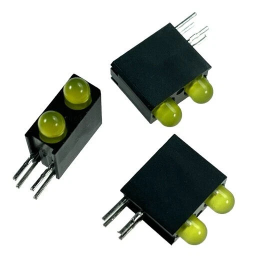 [10pcs] 553-0133F Dual LED 3mm Green in Case THT - Bild 1 von 1