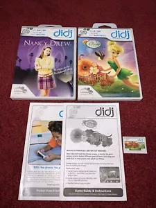 Tinker Bell Lost Treasure & Nancy Drew Mystery N Hollywood Hill Leap Frog Didj - Picture 1 of 12