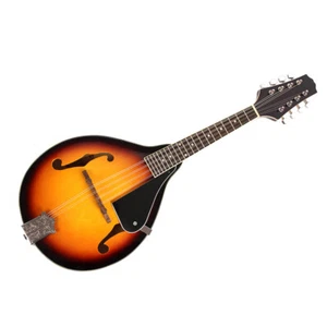 Exquisite Acoustic Mandolin Sunburst Vintage Style Basswood Z0O4 - Picture 1 of 11