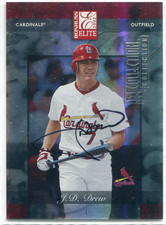 2003 (CARDINALS) Donruss Elite Recollection Autographs #16 J.D. Drew/10