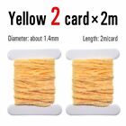 2card*2M Ultra Chenille Nymphs Pupas Streamers Wet Flies Tying Material Vernille