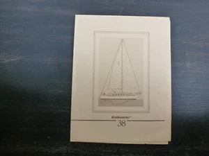 Endeavour 38 original factory sailboat brochure - Picture 1 of 3