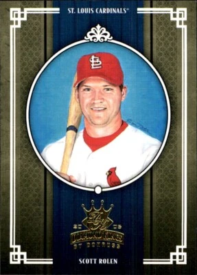 Donruss Diamond Kings #398 2005 Scott Rolen Salón de la fama Cardenales de San Luis Foto 1 de 2