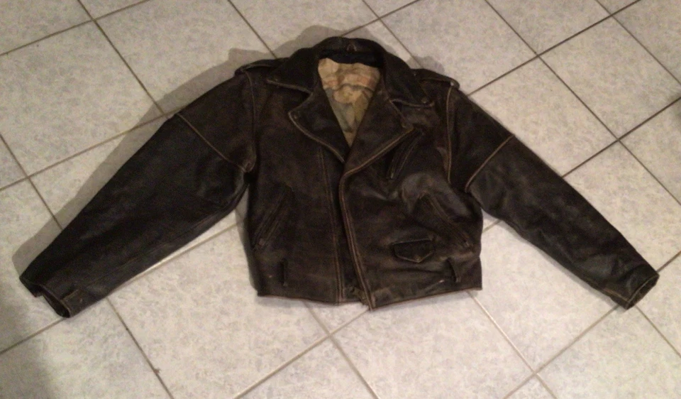 Motorradjacke, Lederjacke, Biker,Modeka,Mocca Kollektion,Gr.54,Braun - Bild 1 von 4