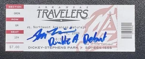 Ben Williamson Signed Auto Debut Ticket AA With Inscription - SEATTLE... - Picture 1 of 1