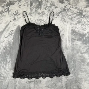 Cato Trägertop Damen groß schwarz Spitzenbesatz Fee kokett Y2K süß - Bild 1 von 7