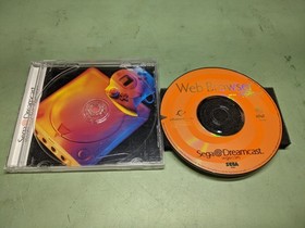 Web Browser Sega Dreamcast Disk and Case