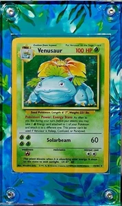 Pokemon Venusaur Base Set Personalizado Extendido Obra de Arte Vitrina - Imagen 1 de 1
