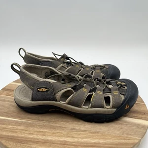 Men’s KEEN Newport H2 Sandal Waterproof Hiking Shoe Raven Aluminum Size 8.5 US - Picture 1 of 11