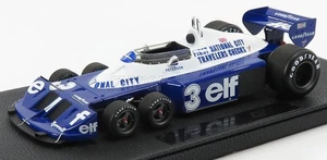 MODELLINO AUTO STATICO GP REPLICAS TYRRELL F1 P34/2 6 RUOTE PETERSON 1977 1/18 - Foto 1 di 8