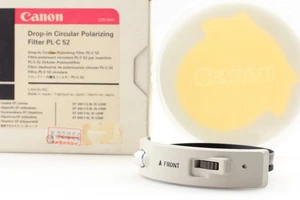 BOXED [Unused] CANON PL-C52 52mm Drop-in Circular Polarizing Filter From JAPAN - Picture 1 of 9