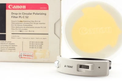 BOXED [Unused] CANON PL-C52 52mm Drop-in Circular Polarizing Filter From JAPAN - Image 1 of 4