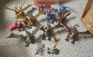 Mega Bloks Construx Dragons Krystal Wars lotto di 11 + accessori  - Foto 1 di 9