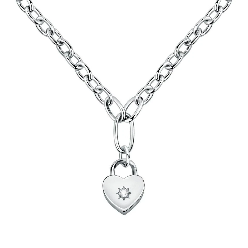 Collana Girocollo Donna/ragazza Gioielli Morellato Linea Abbraccio Saub04 Cuore