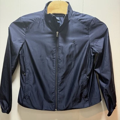 Chaqueta de golf Ralph Lauren para mujer talla XL azul marino cortavientos ligera Foto 1 de 4