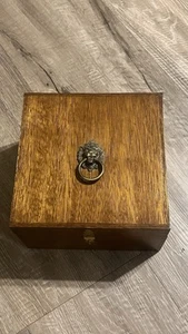 Vintage 1967 Bakeware Poker Cards Chip Set Mahogany Box Rare Complete Gambler - Picture 1 of 11