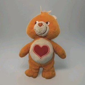 Brown Tenderheart Bear Care Bear 2002 9" felpa corazón rojo - Imagen 1 de 9