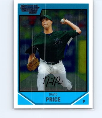 2007 Bowman Chrome Draft Picks & Prospects David Price #BDPP55 - Image 1 of 2