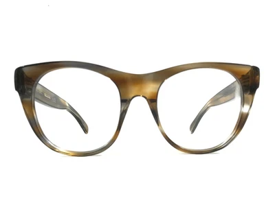 Monturas de gafas Celine CL50019I 055 marrón gris cuerno ojo de gato borde completo 49-19-145 Foto 1 de 4