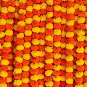  Pooja Diwali Fest Ringelblumen-Girlande - Picture 1 of 21