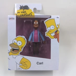 The Simpsons Carl Carlson 2.5” Figure Jakks Pacific Wave 5 Brand New In Box - Picture 1 of 5