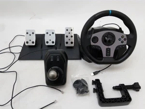 PXN V9 Gen2 Steering Wheel + Pedals + Shifter Set for PC PS3 PS4 Xbox One - Picture 1 of 12