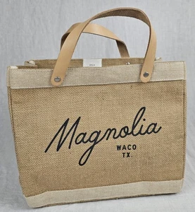 Magnolia Market Tote Bag Joanna Gaines Waco Texas Apolis Global Citizen 10x12x6 - Picture 1 of 11