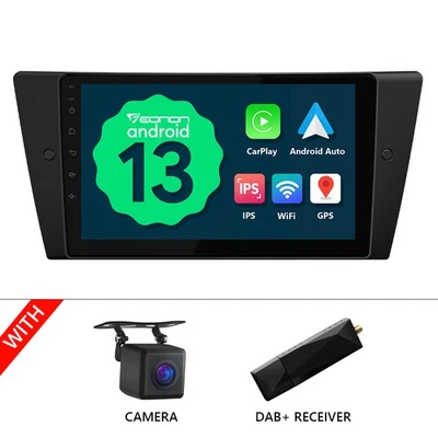 DAB+ Für BMW 3er E90-E93 9" Autoradio SWC Android 13 GPS Navi Apple CarPlay WIFI - Bild 1 von 4