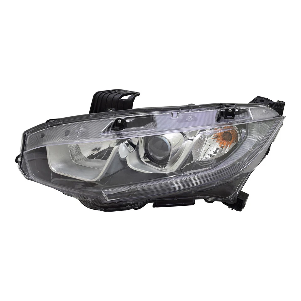 Refurbished Halogen Driver Side Headlight Assembly For 2016-2021 Honda Civic OEM Foto 1 de 1