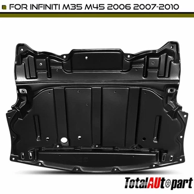 Protector contra salpicaduras de motor debajo de la cubierta para INFINITI M35 M45 2006-2010 tracción trasera delantera inferior Foto 1 de 4