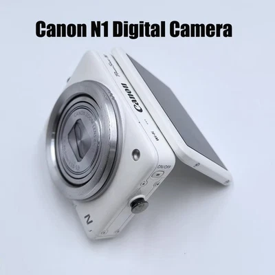 Cámara Digital Canon N1 12MP WiFi Pantalla Abatible Pantalla Táctil Compacta Vlog Blanca Foto 1 de 4