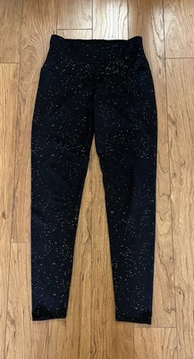 ONZIE Mediano/Grande Negro Lunares Dorados Para Mujer Calzas Estampadas Altas Pantalones de Yoga Foto 1 de 4