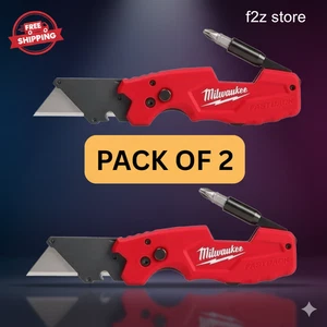 (2 PACK) Milwaukee 48-22-1502 FASTBACK Folding Utility Knife with Blade Storage - Bild 1 von 4