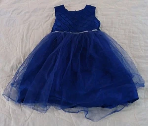 Marmellata Classics Mädchen Größe 6 royalblau Partykleid mit silbernen Details - Bild 1 von 6