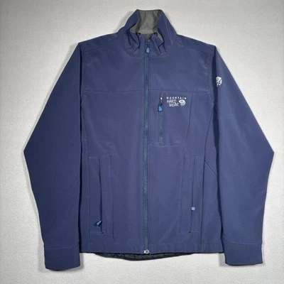 Mountain Hardwear Soft Shell Full Zip Jacket Navy Blue Men’s Size Small Outdoor - Image 1 of 4