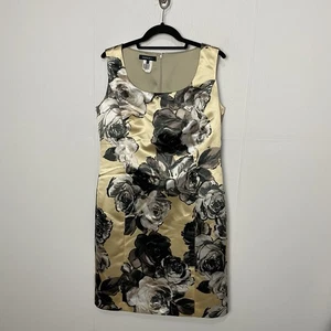Lafayette 148 Women’s Multicolor Floral Scoop Neck Sleeveless Dress Size 8. - Picture 1 of 10