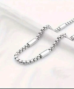Cadena De Acero Inoxidable Premium Para Hombres Elegante Resistente Al Óxido  - Bild 1 von 4