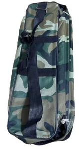 Estuche para equipo de skate de lona 3 cremalleras asas camufladas correas para el hombro 22x5,5x6" - Imagen 1 de 10