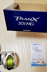 USED Shimano 2017 Tranx 301HG 301AHG Left Hand Fishing Reel with BOX - Picture 1 of 7