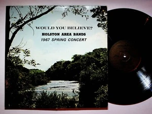 1967 Tennessee Holston High School Area Bands Chilhowee Vinyl LP Record VG+ - Picture 1 of 4