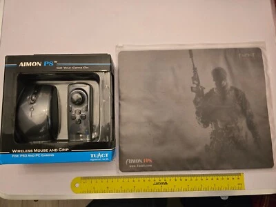 SONY PLAYSTATION 3 PS3 PC AIMON PS CONTROLLER MOUSE FPS Game Pad USB Mat Pad Bxd - Image 1 of 4