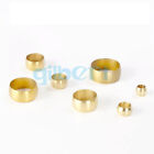 50pcs Brass Sleeve For 3-12mm O/D Tube Air Compression Pneumatic Fitting