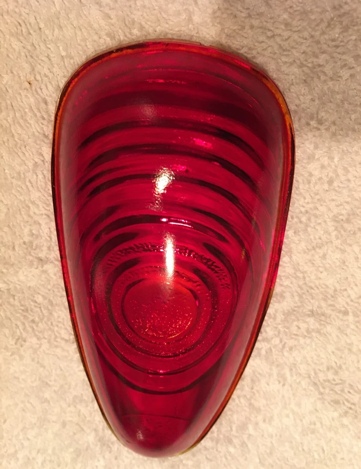 New 1939 Plymouth P7 P8 Deluxe Roadking Glass Tail Light Lens - Image 1 of 4
