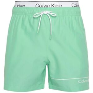Calvin Klein uomo costume verde acqua con elastico in vita KM0KM00957