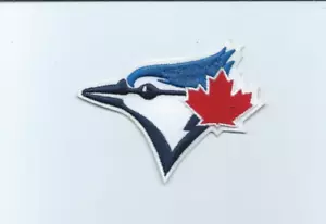 NEW 2 7/8 x 3 3/8 Inch Toronto Blue Jays Iron on Patch Free Ship - Picture 1 of 1