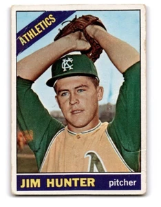 1966 Topps #36 Jim Hunter Kansas City Athletics Low grade see photos. B13 - Picture 1 of 2