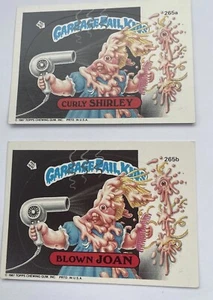 Vintage Topps 1987 GPK 265a Curly Shirley & Blown Joan 265b - Picture 1 of 5