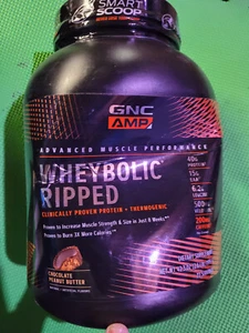 GNC - AMP Wheybolic Ripped - Chocolate Peanut Butter - 22 Servings exp-6/2024