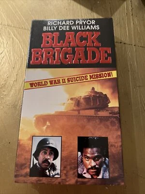 Black Brigade - SEALED VHS Tape - Richard Pryor Billy Dee Williams - WWII 1970 Foto 1 de 4